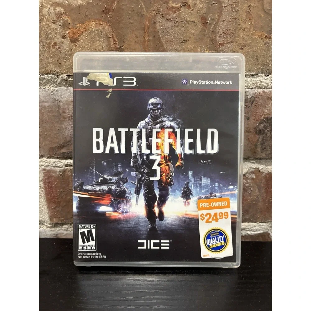 Battlefield 3 PS3 (2011) CIB with Manual, Good Condition, Tested, Fast Shipping!